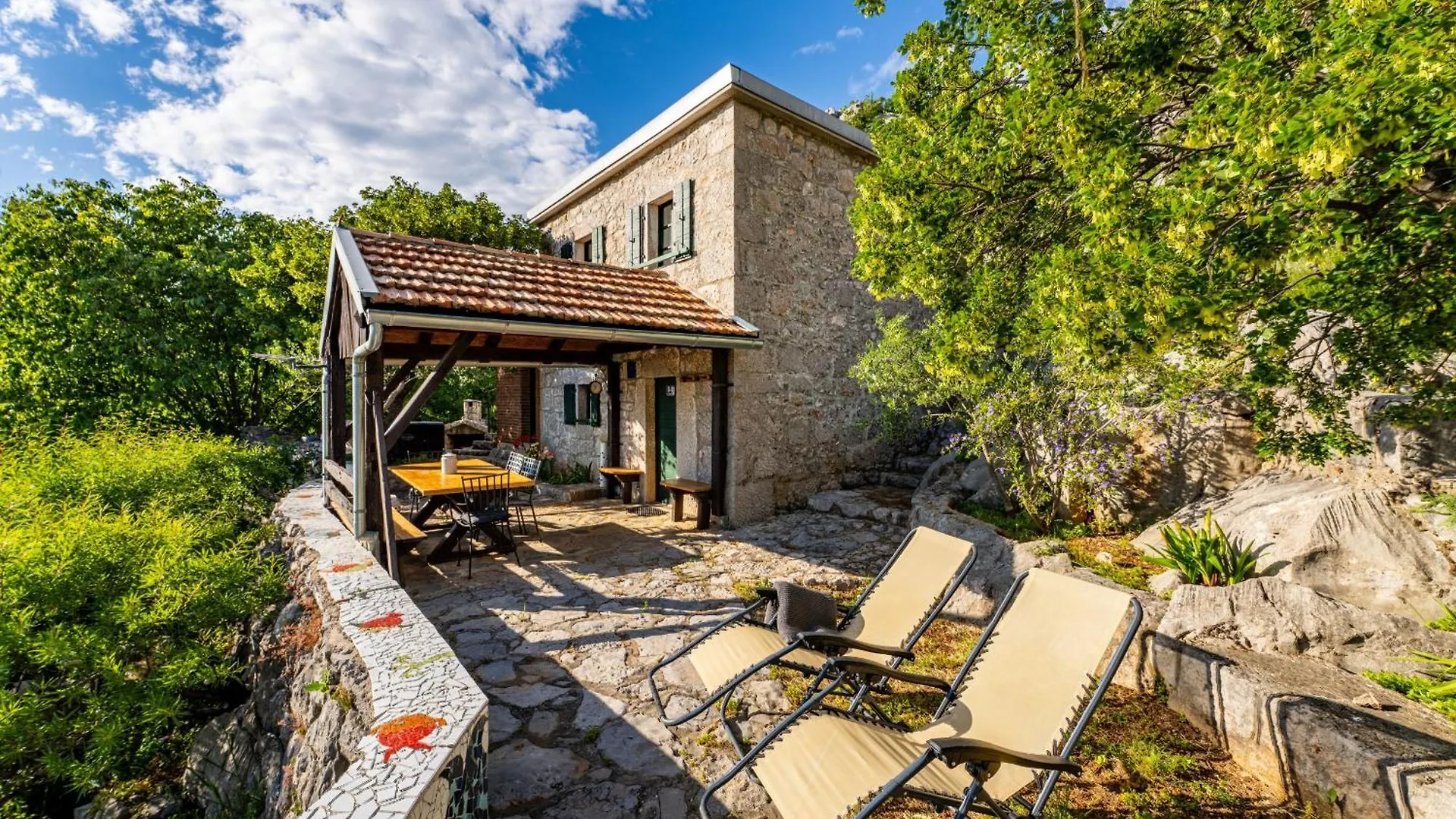 別荘 Milovci My Dalmatia - Sea View Stone House Dobroseloヴィラ クロアチア